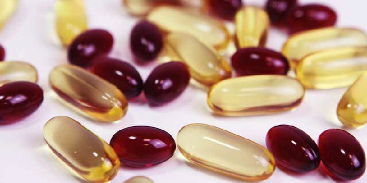 Integratori di omega-3 in capsule