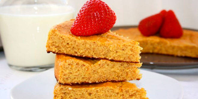Pan di Spagna con crusca d’avena e limone Pan di Spagna con crusca d’avena e limone