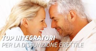 Top integratori per la disfunzione erettile