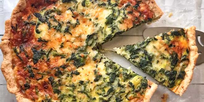 Quiche con Latte di Cocco e Verdure