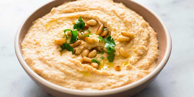 Hummus con aglio Hummus con aglio