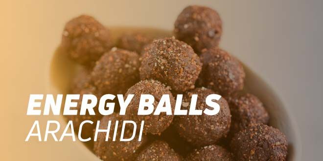 Energy Balls di Burro di Arachidi, Proteina di Cioccolato e Caramello