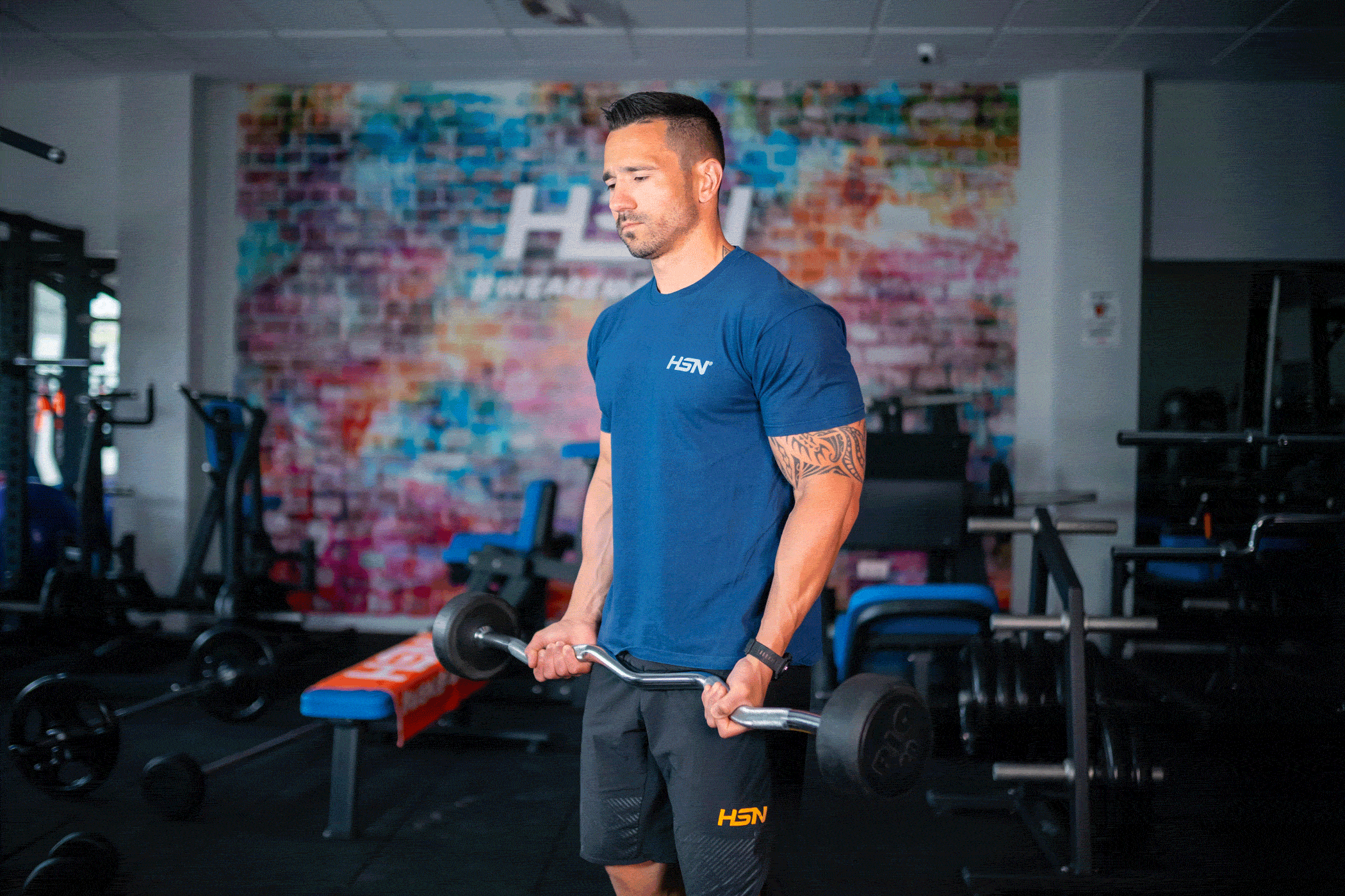 Curl di Bicipiti Sbarra Z