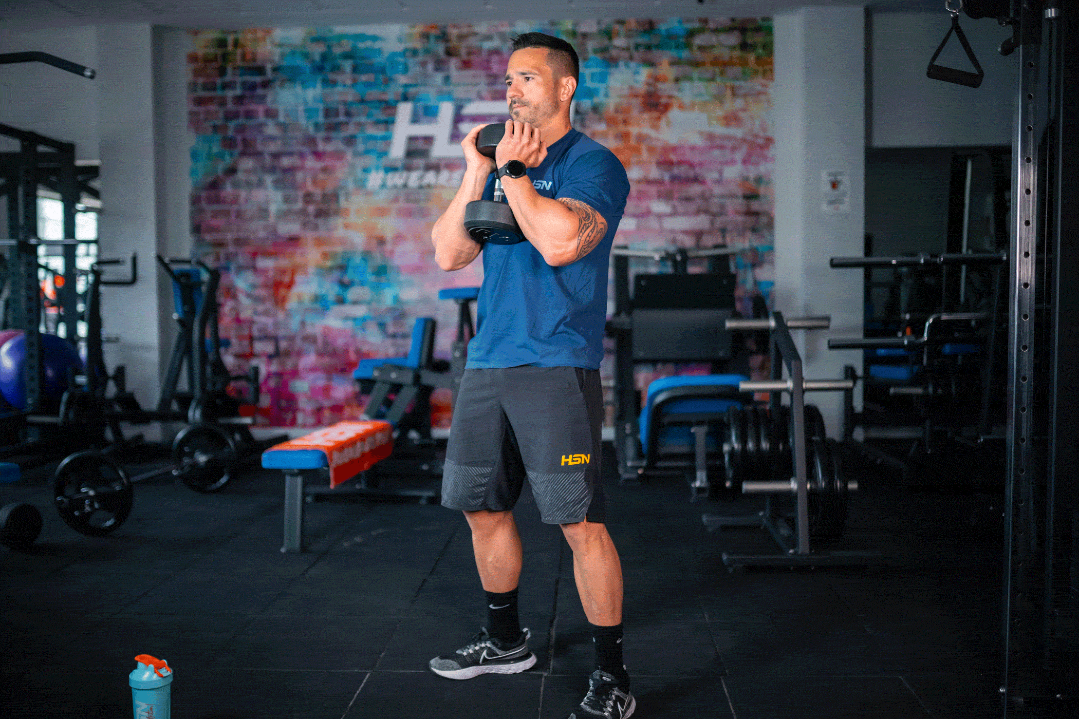 Goblet Squat con Manubri