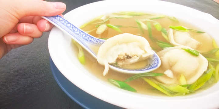 Brodo di funghi shiitake