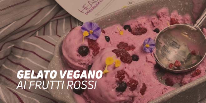 Gelato Vegano con Frutti Rossi