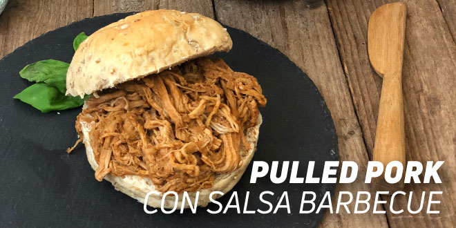 Pulled Pork con Salsa Barbecue
