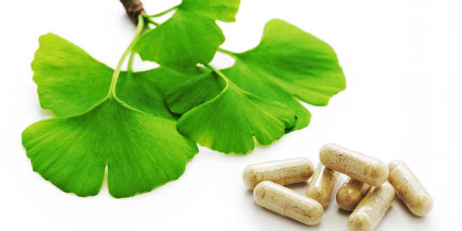 Integratori di ginkgo biloba