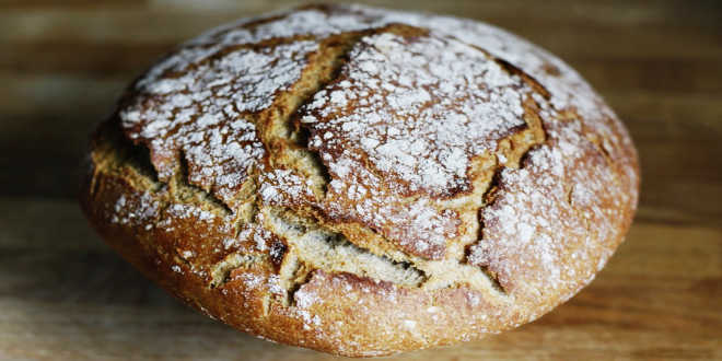 Pane di segale ricco in inulina