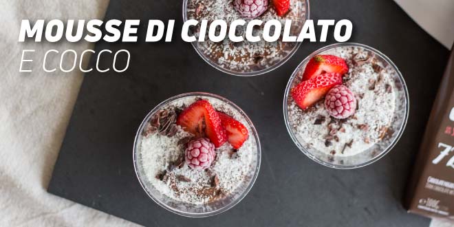 Mousse di Cioccolato e Cocco Mousse di Cioccolato e Cocco