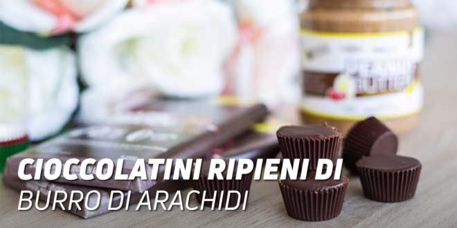 Cioccolatini Ripieni di Burro di Arachidi