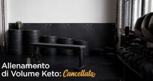 Allenamento di volume Keto cancellato