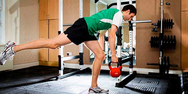 Stacco da terra unilaterale