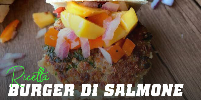 Burger di Salmone e Mango