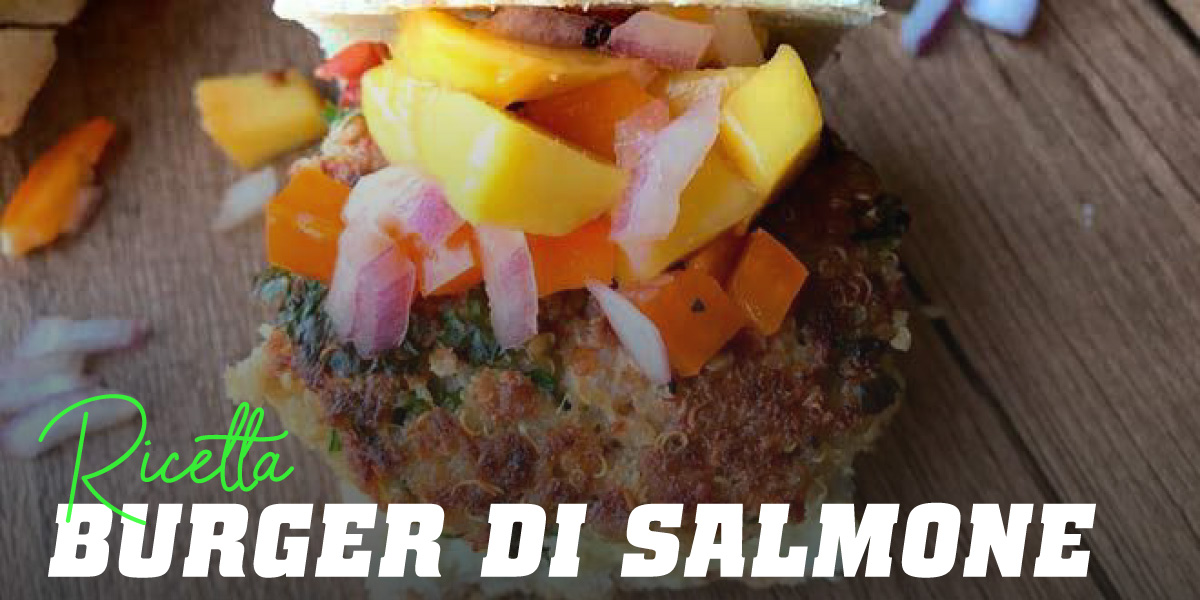 Burger di Salmone e Mango