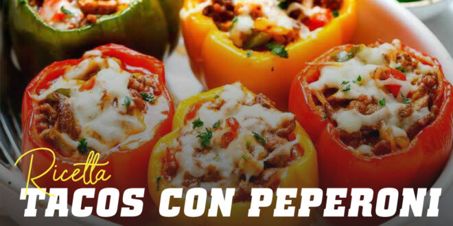 Tacos Messicani con Peperoni Arrostiti