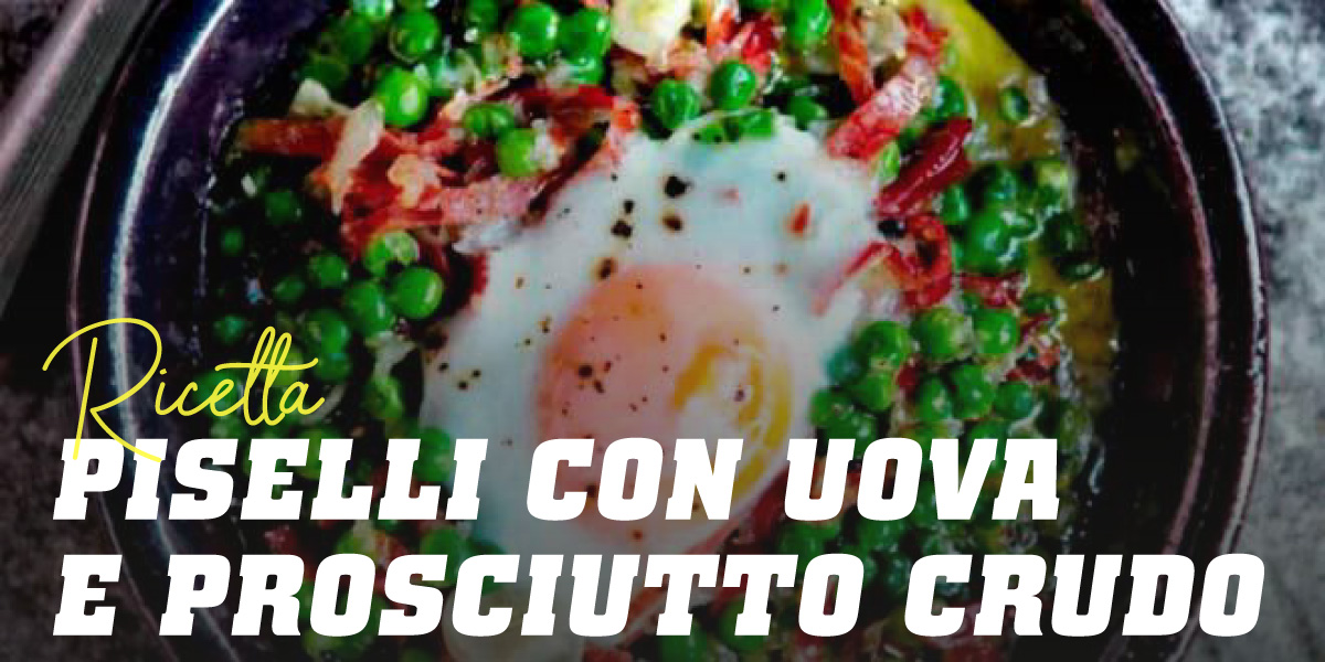 Ricetta di Piselli con Prosciutto Crudo e Uova HSN