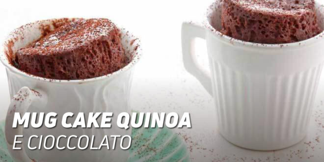 Mug Cake di Quinoa e Cioccolato