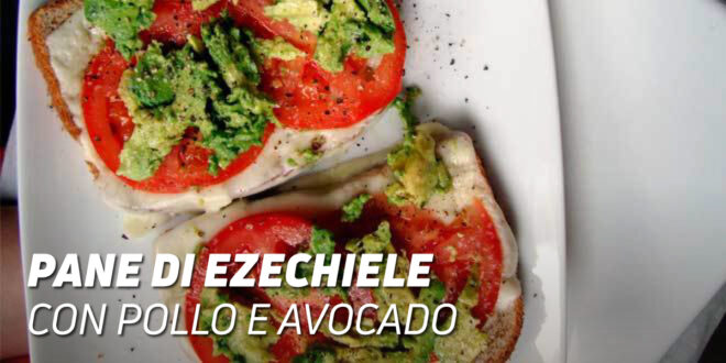 Panino di Pane Ezechiele con Pollo e Avocado Panino di Pane Ezechiele con Pollo e Avocado