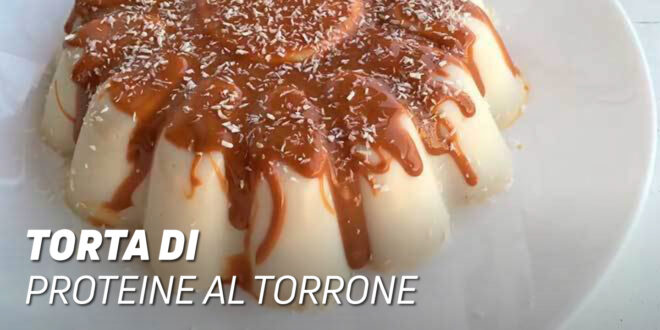 Budino di Proteine al Torrone Budino di Proteine al Torrone
