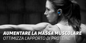 Aumentare la masa muscolare ottimizza l'apporto di proteine