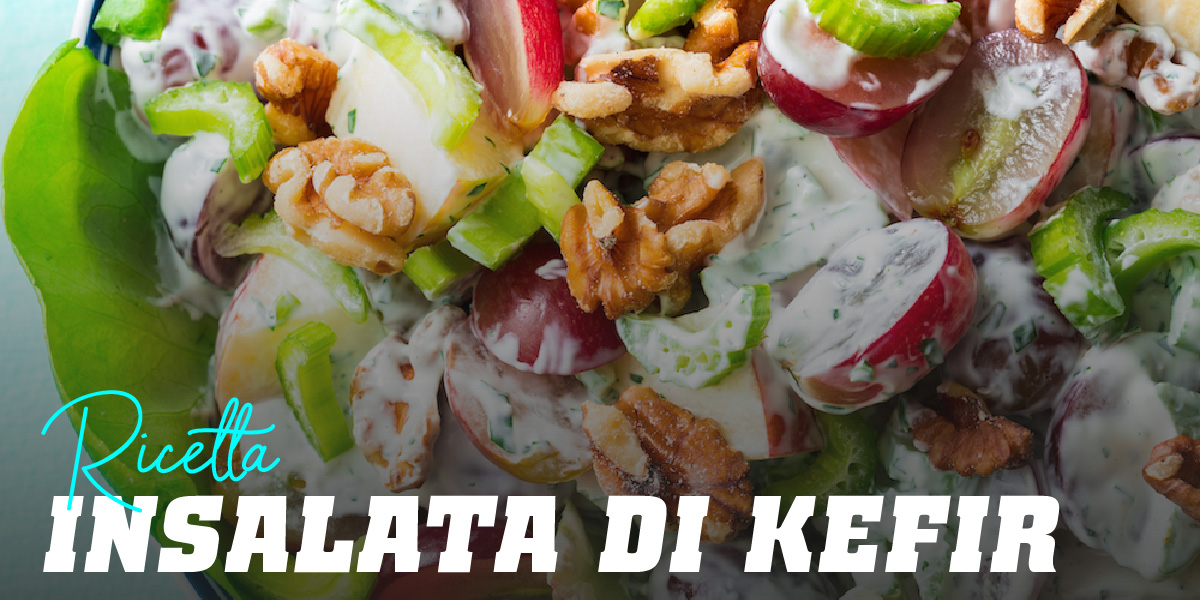 Insalata di Tofu, Mela e Kefir Insalata di Tofu, Mela e Kefir