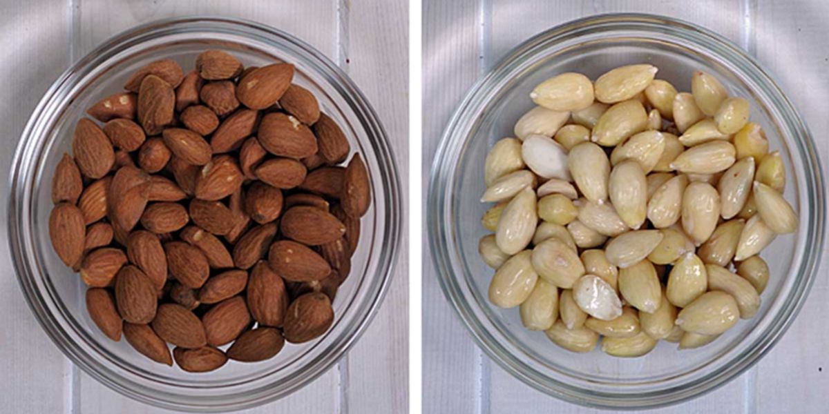Mandorle RAW vs Mandorle Blanched Mandorle RAW vs Mandorle Blanched