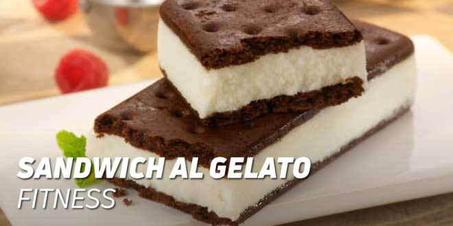 Sandwich al Gelato Fitness con Farina di Avena e Olio di Cocco