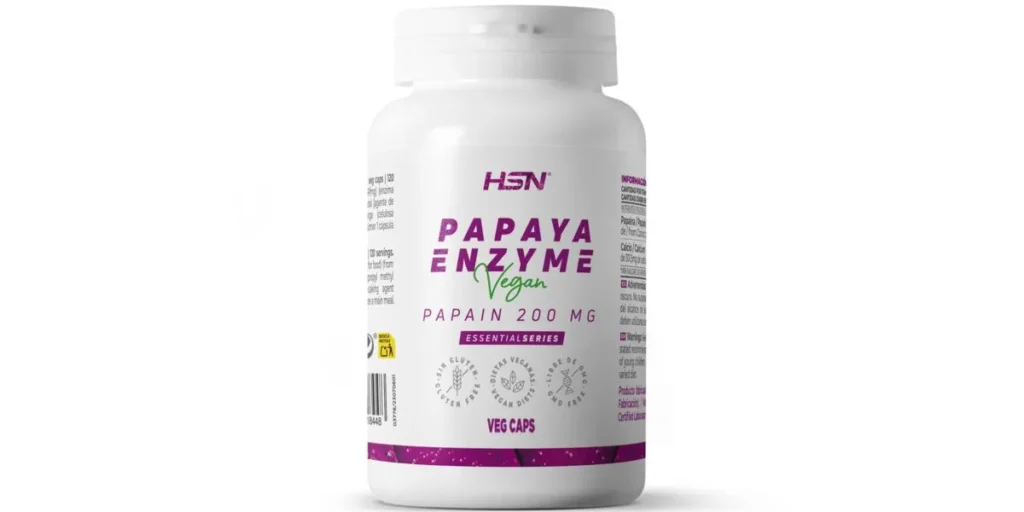 Enzima di Papaya (200mg di papaina) di EssentialSeries Enzima di Papaya (200mg di papaina) di EssentialSeries