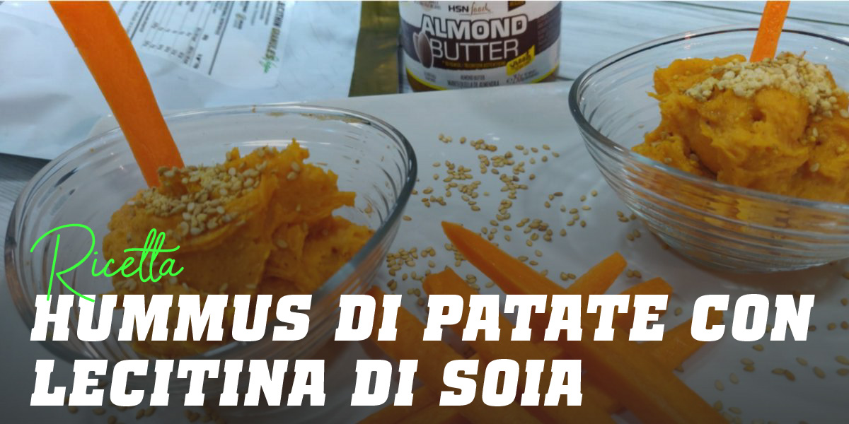 Hummus di Patata Dolce con Lecitina di Soia Hummus di Patata Dolce con Lecitina di Soia