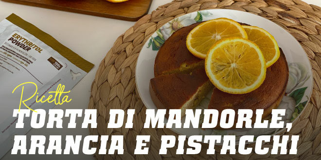 Torta di Mandorle e Arance con Pistacchi Torta di Mandorle e Arance con Pistacchi