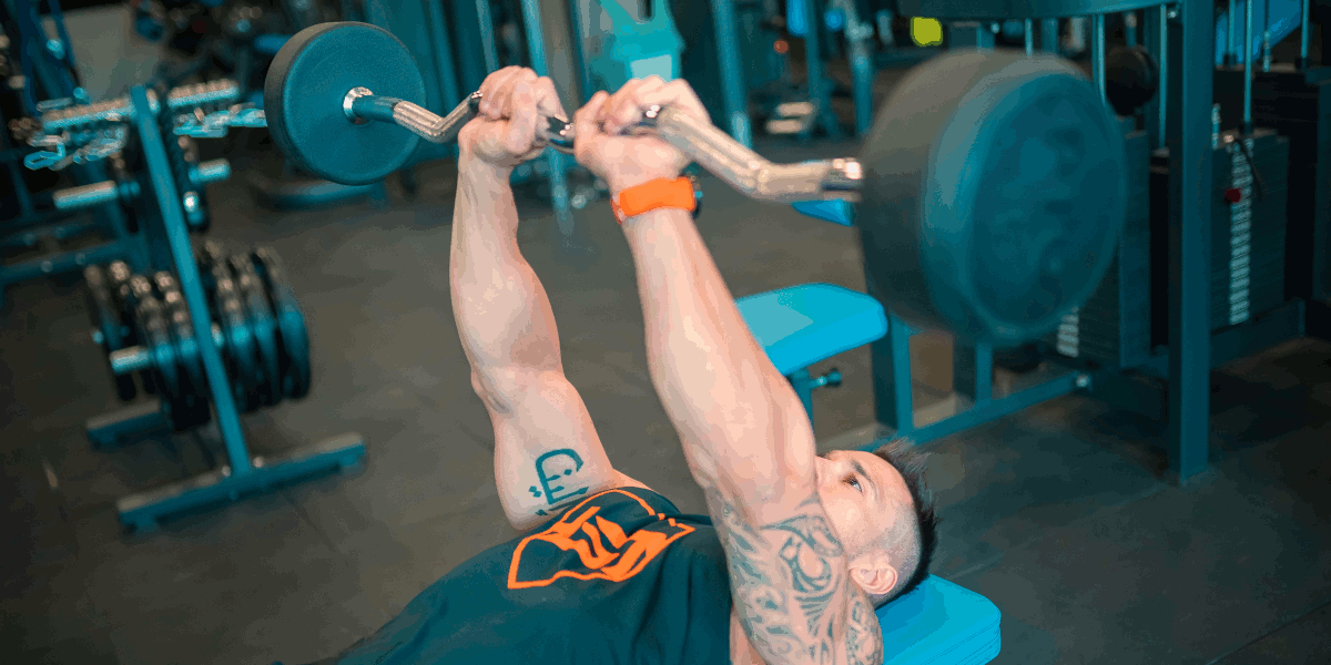 Pressa chiusa. Esercizi per bicipiti e tricipiti.