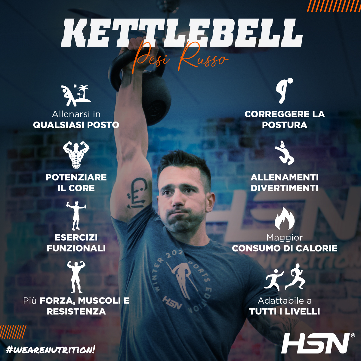 Prova l'allenamento con le kettlebell
