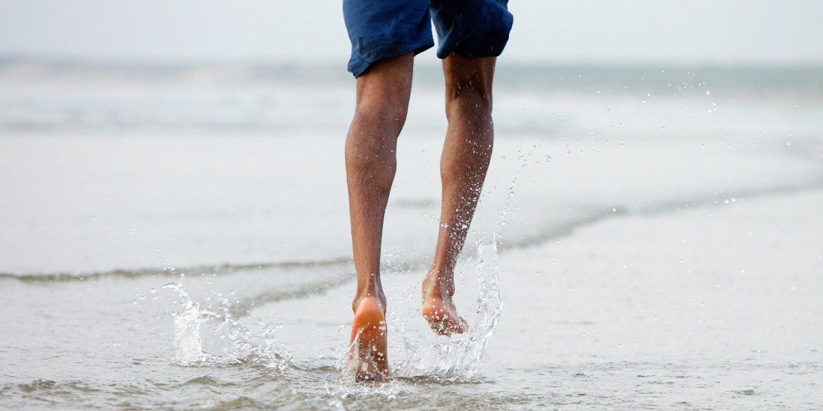 Come correre sulla spiaggia?