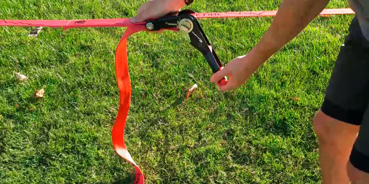 Tendere fascia slackline