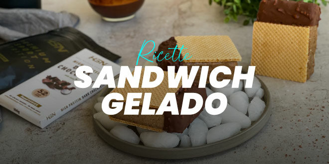 Sandwich Gelato Ricco di Proteine Sandwich Gelato Ricco di Proteine