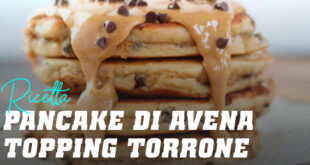 Pancake Avena Topping Torrone