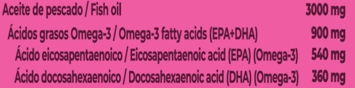 Etichetta Olio di Pesce Omega-3