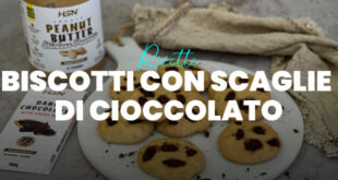 biscotti con scaglie di cioccolato