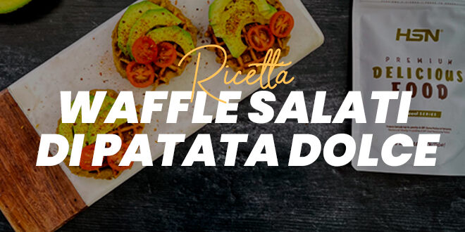 Waffle Salati di Patata Dulce