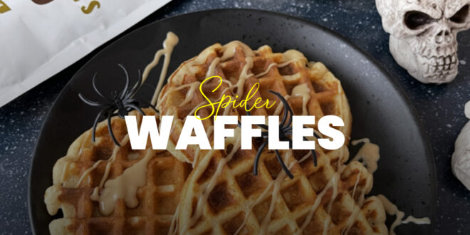 Spider Waffles: Waffle per Halloween Spider Waffles: Waffle per Halloween