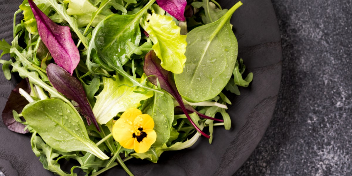 Verdure a foglia verde