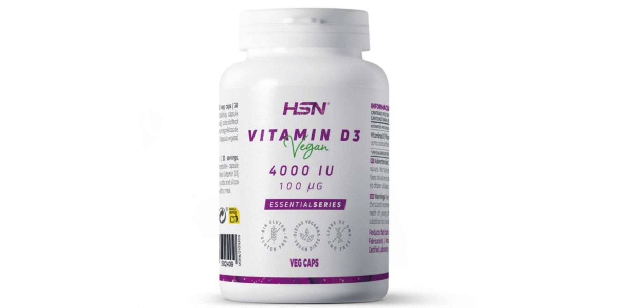 Vitamina D3 4000 IU vegana di EssentialSeries Vitamina D3 4000 IU vegana di EssentialSeries