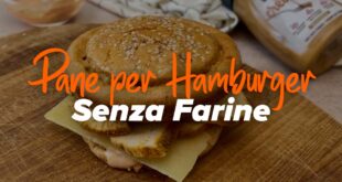 Pane per hamburger senza farina