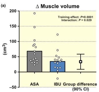Cambiamenti nel volume muscolare