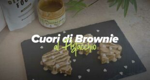 Cuori di Brownie al Pistacchio