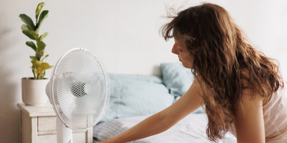Ventilatore per rinfrescarsi di notte