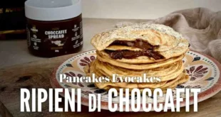 Pancakes Evocakes ripieni di Choccafit