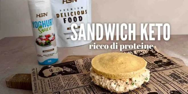 Sandwich Keto ricco di proteine