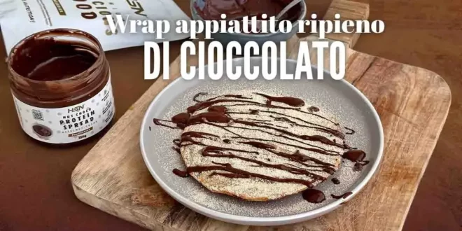 Wrap fit ripieno di Cioccolato Proteico